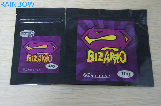 Μη - τοξικές πλαστικές τσάντες φερμουάρ για τη Gummy αρκούδα/τη Gummy συσκευασία καραμελών