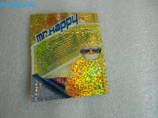 Πλαστικές τσάντες φερμουάρ βαθμού τροφίμων 8 χρώματα για το προϊόν 46 CBD * 33 * 30cm