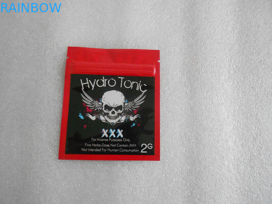 Υψηλή συσκευασία θυμιάματος εμποδίων βοτανική, υλικές πλαστικές τσάντες φερμουάρ PE