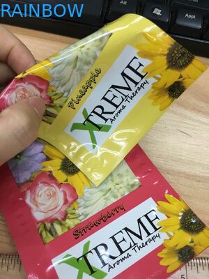 Βοτανική συσκευασία θυμιάματος λουλουδιών CBD, ιατρικές τσάντες φύλλων αλουμινίου αργιλίου με οκτώ χρώματα