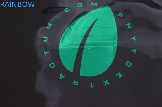 Σαφές μπροστινό βοτανικό θυμίαμα που συσκευάζει το ανακυκλώσιμο λογότυπο συνήθειας για την άδεια καπνών