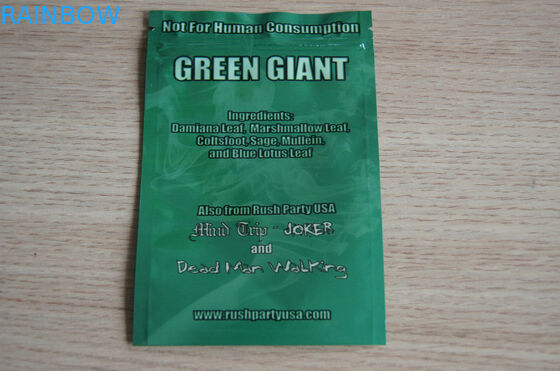 Σαφές μπροστινό βοτανικό θυμίαμα που συσκευάζει το ανακυκλώσιμο λογότυπο συνήθειας για την άδεια καπνών