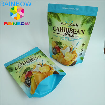 Στιλπνές τοποθετημένες σε στρώματα τσάντες 100mircon φύλλων αλουμινίου αργιλίου για τα μπισκότα ψησίματος ζάχαρης