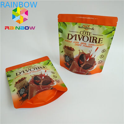 Πλαστικές σακούλες βαθμού τροφίμων που συσκευάζουν, ματ στάση επάνω στις τσάντες σακουλών για το πρόχειρο φαγητό