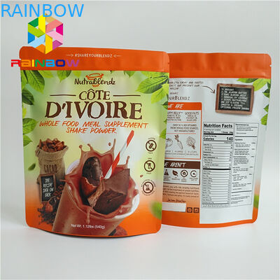 Πλαστικές σακούλες βαθμού τροφίμων που συσκευάζουν, ματ στάση επάνω στις τσάντες σακουλών για το πρόχειρο φαγητό