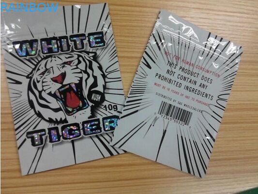 Ravure που τυπώνει το δευτερεύον υλικό φύλλων αλουμινίου Mylar σακουλών σφραγίδων τρία με τη τοπ λαβή Ipper