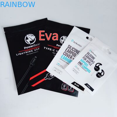 Gravure τσαντών σφραγίδων φερμουάρ πλαστικού υλικού χειρισμός επιφάνειας εκτύπωσης με την ευρο- κρεμώντας τρύπα