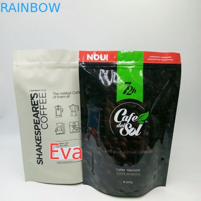 Η ασημένια πλαστική στάση επάνω στη σακούλα τοποθετεί 500g σε σάκκο μη - τοξική ουσία για τη συσκευασία σκονών τσαγιού καφέ