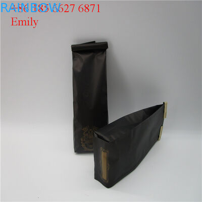 Σακούλα φύλλων αλουμινίου φερμουάρ που συσκευάζει 250g 500g με την εξαέρωση των μονόδρομων βαλβίδων