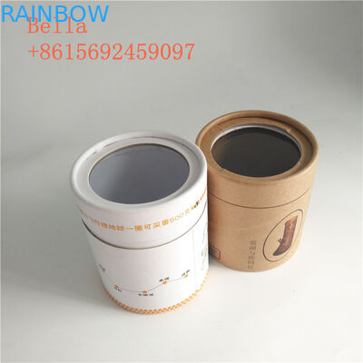 Eco - φιλικό κιβώτιο εγγράφου που συσκευάζει την προσαρμοσμένη μορφή με το σαφές παράθυρο