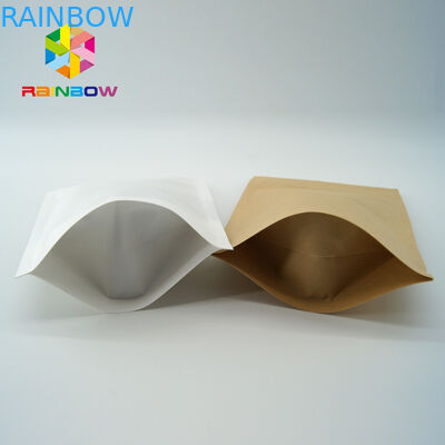 Ατομική συσκευασία μικρών σνακ διατροφής Προσαρμοσμένο καφέ χαρτί Kraft για ποπκόρν