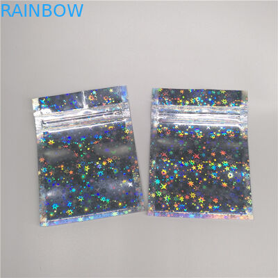 Μικρό μέγεθος τρία τσαντών συσκευασίας φύλλων αλουμινίου σκονών φερμουάρ δευτερεύουσα σφραγίδα για βοτανικό και το τσάι