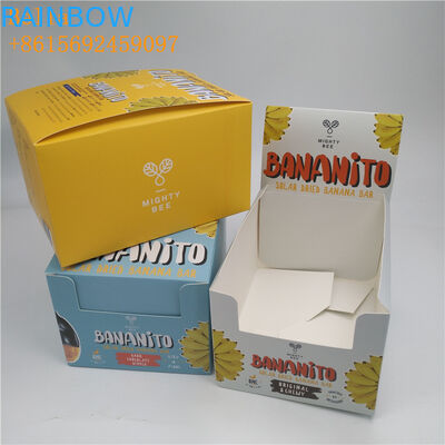 CMYK / Προσαρμοσμένο κουτί χρώματος για την εμφάνιση χαρτιού Πιστοποιητικό SGS για σοκολάτα