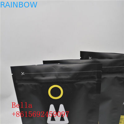 Ευθυγραμμισμένο φύλλο αλουμινίου ανακυκλώσιμο προσαρμοσμένο πάχος τσαντών καφέ εγγράφου της Kraft