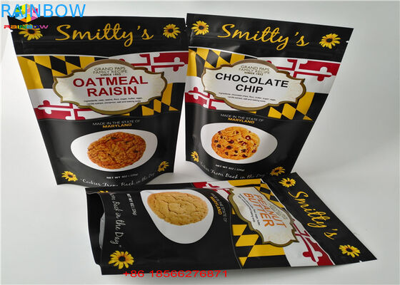 Σαφείς ασημένιες πλαστικές σακούλες που συσκευάζουν το Reclosable φύλλο αλουμινίου αργιλίου τσαντών κλειδαριών φερμουάρ