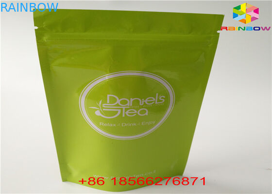 Το φύλλο αλουμινίου αργιλίου τοποθετεί τις πλαστικές σακούλες την πλευρά τρία που σφραγίζεται που συσκευάζουν σε σάκκο με τοπ Ziplock