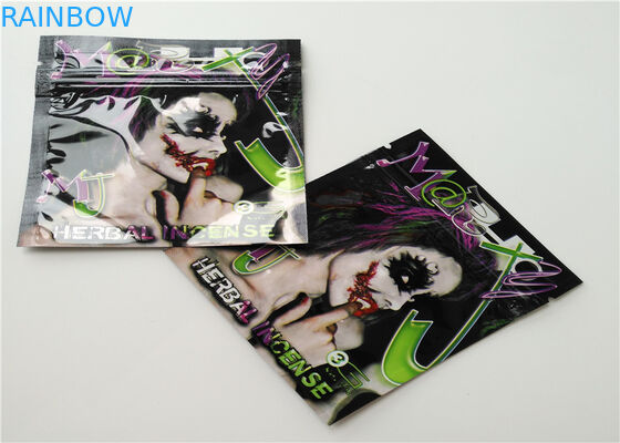 SGS βοτανικές Ziplock Mylar κασετών Vape φύλλων αλουμινίου ολογραμμάτων θυμιάματος συσκευάζοντας μίνι τσάντες