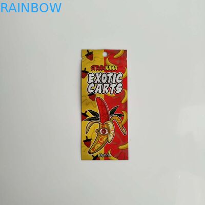 Η πλευρά τρία σφράγισε τις πλαστικές σακούλες που συσκευάζουν τη Resealable τσάντα κασετών μανδρών πετρελαίου Vape φερμουάρ