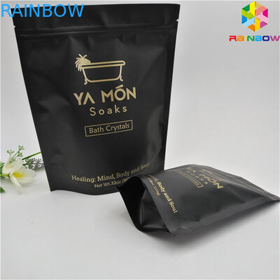 η συνήθεια η συσκευάζοντας τσάντα φύλλων αλουμινίου αργιλίου εκτύπωσης λογότυπών σας με κατώτατο gusset τις τσάντες κατώτατων σακουλών τσαντών καθαρίζει το φερμουάρ foilbag