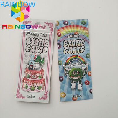 Πλαστικές σακούλες κασετών Vape που συσκευάζουν του Mario τις εξωτικές τσάντες Mylar κάρρων μίνι