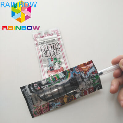 Πλαστικές σακούλες κασετών Vape που συσκευάζουν του Mario τις εξωτικές τσάντες Mylar κάρρων μίνι