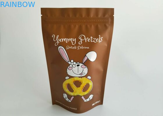 Αλουμινένιο φύλλο επικαλυμμένο Stand up k σακούλες Στεγασμένο βοδινό σνακ συσκευασία ανθεκτική