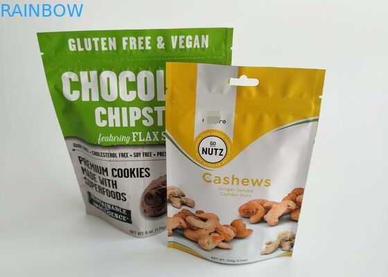 Στάση συνήθειας επάνω στο εύγευστο μπισκότο σακουλών που συσκευάζει τη Sealable Gravure πλαστικών τσαντών εκτύπωση