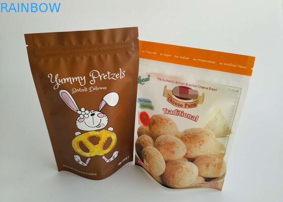 Πλαστικές σακούλες τροφίμων ψαριών φύλλων αλουμινίου αργιλίου που συσκευάζουν Gravure την εκτύπωση με το φερμουάρ