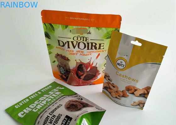 Ξηρές πλαστικές σακούλες τροφίμων που συσκευάζουν τη ματ σακούλα φύλλων αλουμινίου Mylar μπισκότων για τη μακροπρόθεσμη αποθήκευση