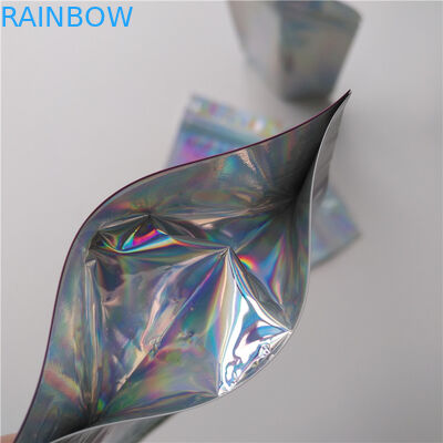 Πλαστικές τροφίμων καφέ εδώδιμες ολογραφικές Makeup τσάντες ολογραμμάτων τσαντών διαφανείς