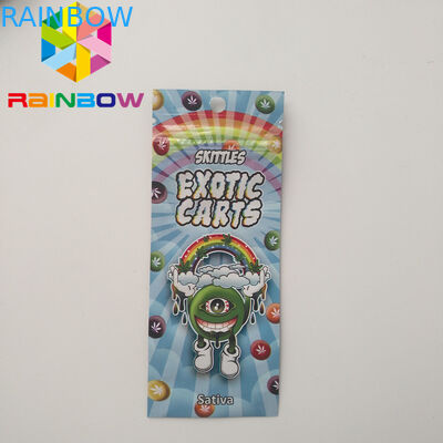 Μίνι Ziplock Mylar τσάντες, Mylar τροφίμων κασέτα Vape κάρρων συσκευασίας εξωτική ολογραφική