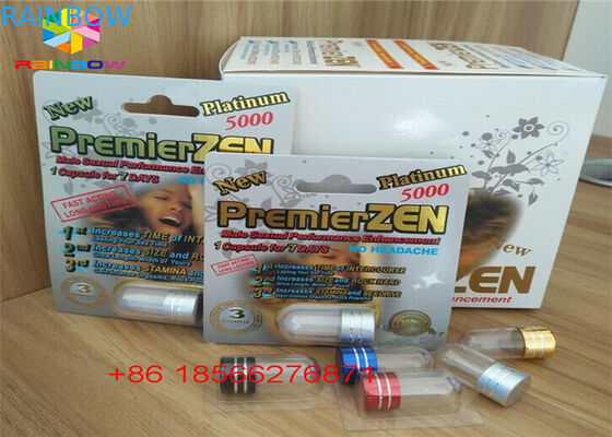 Αρσενική συσκευασία καρτών φουσκαλών αυξήσεων που διπλώνει τη συνήθεια R7-5000 R7-3000 εγγράφου