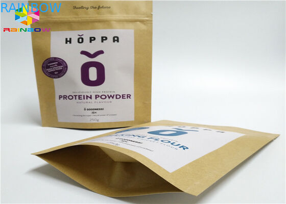 Η Kraft προσάρμοσε συσκευάζοντας Ziplock παραθύρων τροφίμων πρόχειρων φαγητών ζάχαρης τεχνών καρυδιών τσαντών εγγράφου