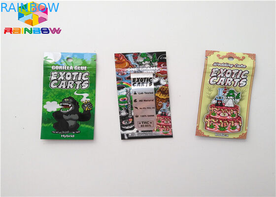 Μέγεθος συνήθειας σακουλών συσκευασίας τροφίμων πλαστικών τσαντών κλειδαριών φερμουάρ φύλλων αλουμινίου αργιλίου με την εγκοπή δακρυ'ων