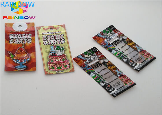 Μέγεθος συνήθειας σακουλών συσκευασίας τροφίμων πλαστικών τσαντών κλειδαριών φερμουάρ φύλλων αλουμινίου αργιλίου με την εγκοπή δακρυ'ων