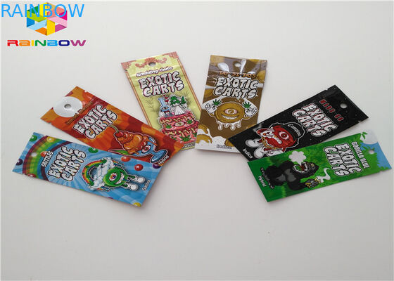 Μέγεθος συνήθειας σακουλών συσκευασίας τροφίμων πλαστικών τσαντών κλειδαριών φερμουάρ φύλλων αλουμινίου αργιλίου με την εγκοπή δακρυ'ων