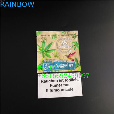 Ziplock θυμιάματος Mylar τα βοτανικά συσκευάζοντας φύλλα καπνών στέκονται επάνω το πάχος τσαντών 120-180 Mic