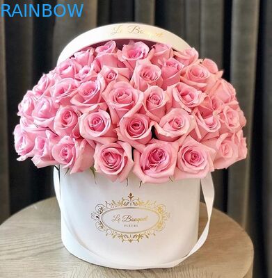 Αδιάβροχο ανακυκλώσιμο συσκευάζοντας χαρτόνι κιβωτίων εγγράφου γύρω από τα κιβώτια λουλουδιών με το λογότυπο