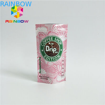 Τοποθετημένες σε στρώματα υλικές πλαστικές σακούλες που συσκευάζουν Ziplock τη στάση επάνω στις τσάντες με μια βαλβίδα τρόπων