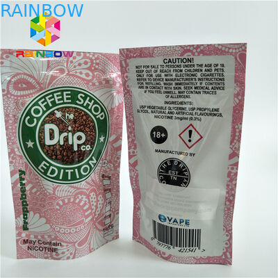 Τοποθετημένες σε στρώματα υλικές πλαστικές σακούλες που συσκευάζουν Ziplock τη στάση επάνω στις τσάντες με μια βαλβίδα τρόπων