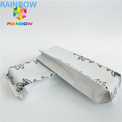 Gusset εγγράφου της Kraft δευτερεύουσα στάση επάνω στις σακούλες καφέ, σφραγισμένη εκτύπωση συνήθειας πλαστικών τσαντών