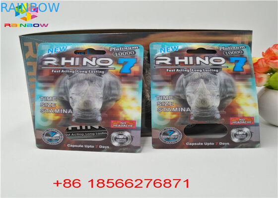 Τρισδιάστατη εκτύπωση κιβωτίων επίδειξης Packa καρτών φουσκαλών χαπιών φύλων CMYK που ανακυκλώνεται με τη διπλή τρύπα