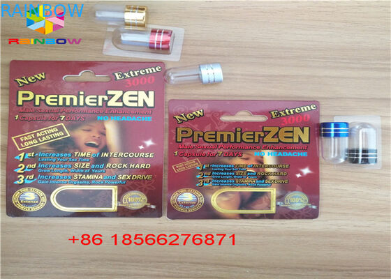 Τρισδιάστατη εκτύπωση κιβωτίων επίδειξης Packa καρτών φουσκαλών χαπιών φύλων CMYK που ανακυκλώνεται με τη διπλή τρύπα