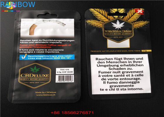 CBD GUMMIES πλαστικό φουσκαλών σακούλι αργιλίου Packa τοποθετημένο σε στρώματα τσάντες με το παράθυρο