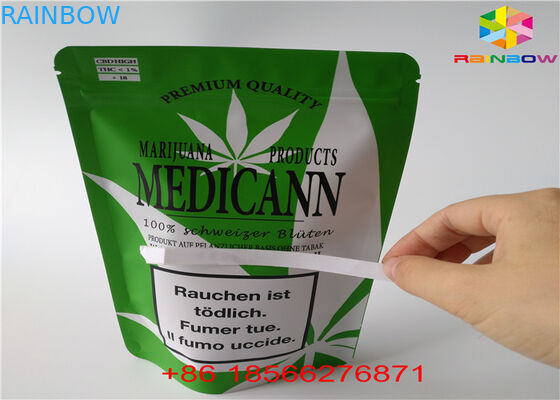 CBD GUMMIES πλαστικό φουσκαλών σακούλι αργιλίου Packa τοποθετημένο σε στρώματα τσάντες με το παράθυρο