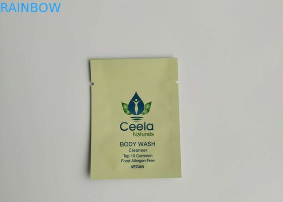 Επίπεδη πλαστική καλλυντική διοργανωτών τσαντών αργιλίου φύλλων αλουμινίου σώματος σακούλα σκονών πλυσίματος κρέμας συσκευάζοντας