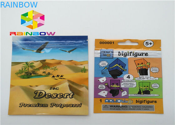 Η εκτύπωση CMYK συγκολλά τις συσκευάζοντας τσάντες, στάση απόδειξης μυρωδιάς επάνω στις τσάντες σακουλών φερμουάρ με θερμότητα