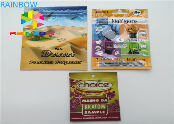 Η εκτύπωση CMYK συγκολλά τις συσκευάζοντας τσάντες, στάση απόδειξης μυρωδιάς επάνω στις τσάντες σακουλών φερμουάρ με θερμότητα