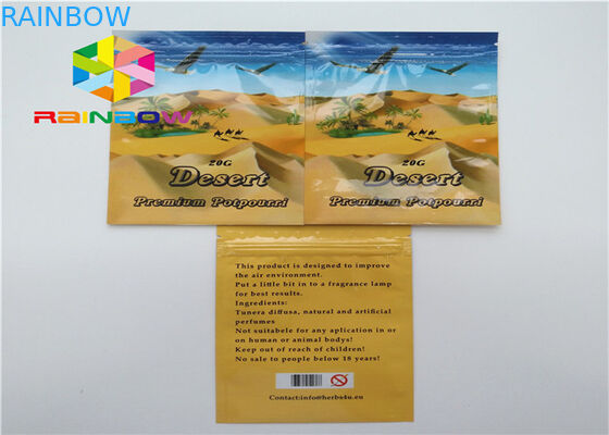 Βοτανικές πλαστικές σακούλες τσαντών θυμιάματος που συσκευάζουν την κλειδαριά φερμουάρ ενεργειακών χαπιών σακουλών Kratom