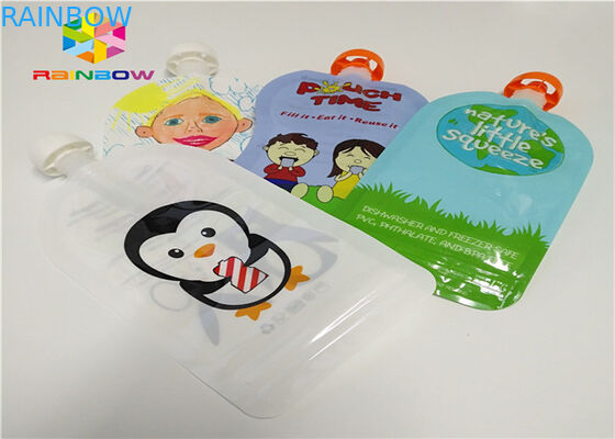 Η στάση φύλλων αλουμινίου αργιλίου ρίχνει επάνω τη σακούλα που συσκευάζει το προσαρμοσμένο τυπώνοντας πλαστικό 120ml